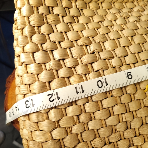 J. Crew Straw Zippered Tote Shoulder Bag - Picture 15 of 15